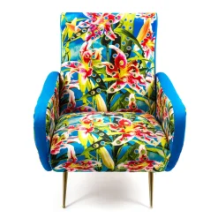 Armchair Flowers with holes