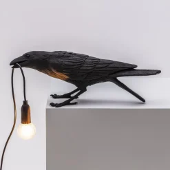 Bird Lamp Black Playing