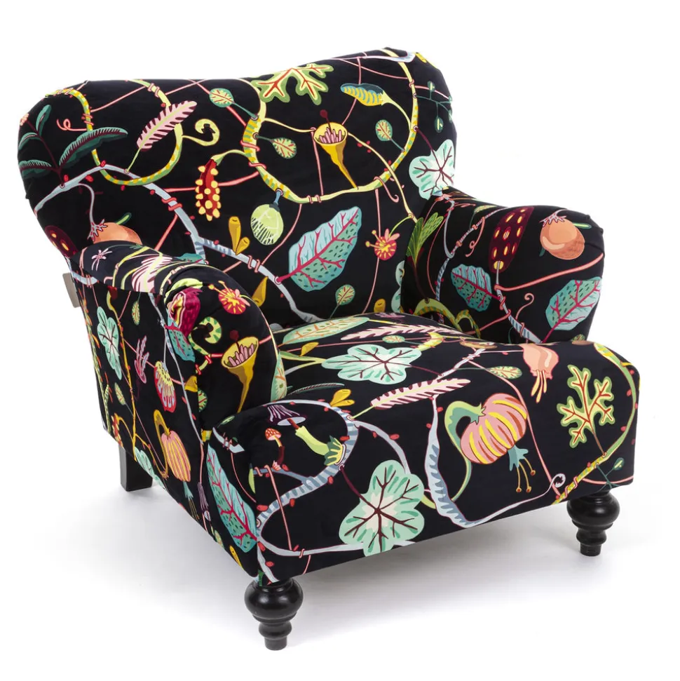 Botanical Diva Armchair Black