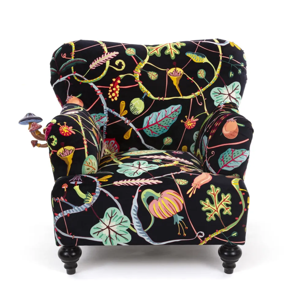 Botanical Diva Armchair Black
