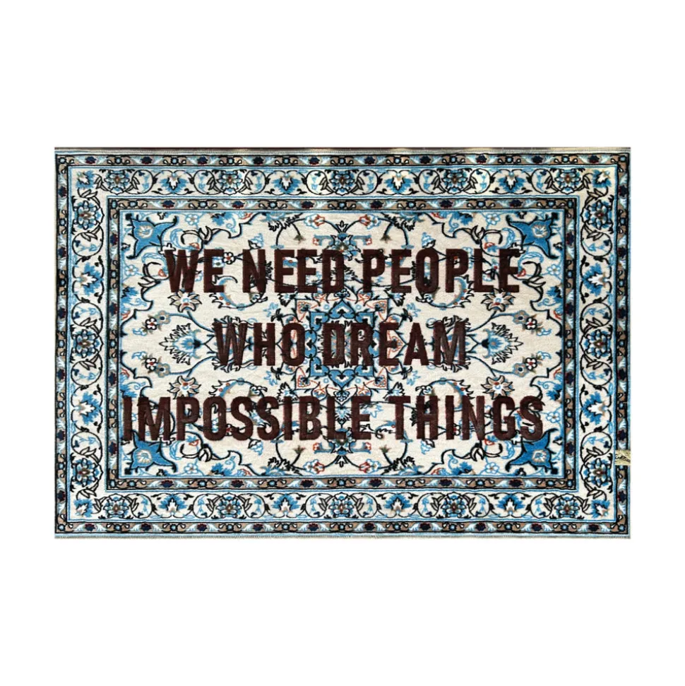 Burnt Carpet WE NEED PEOPLE - 180x120