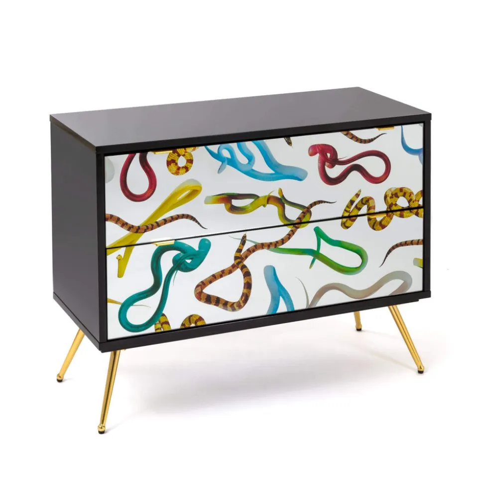 Chest of Two Drawers Snakes