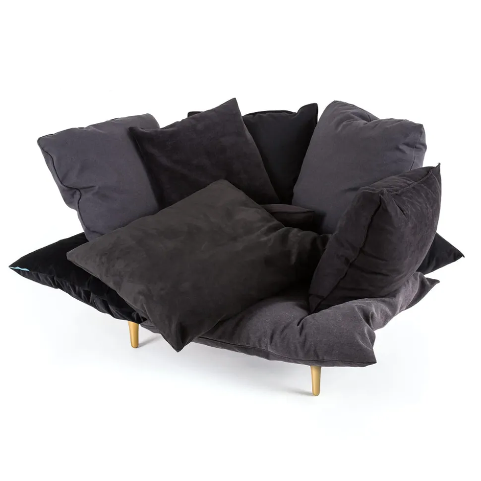 Comfy Armchair Charcoal Grey