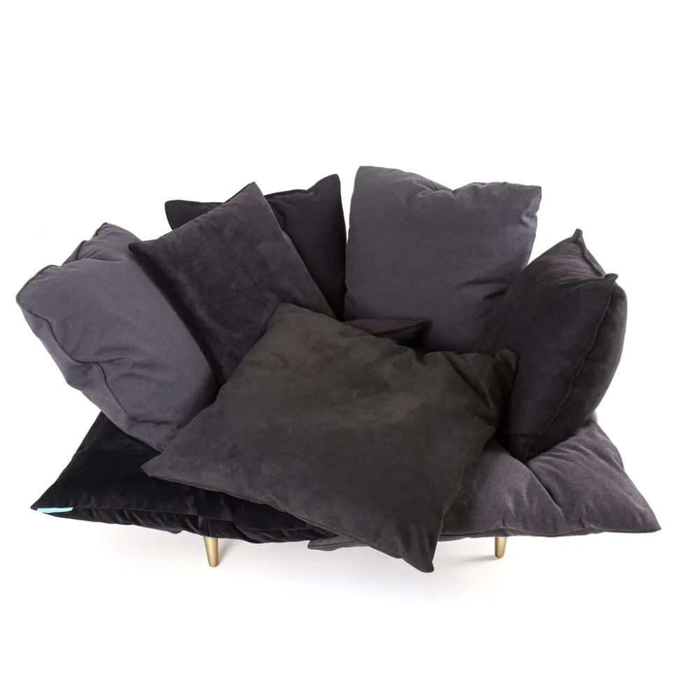 Comfy Armchair Charcoal Grey