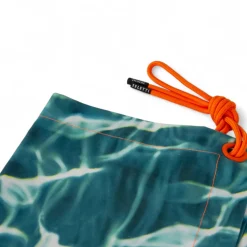 Cotton table runner - Cm 50X150 ACQUA