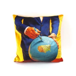 Cushion Globe With Plume Padding