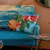 Cushion Roses With Plume Padding