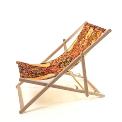 Deck Chair Lady On Carpet