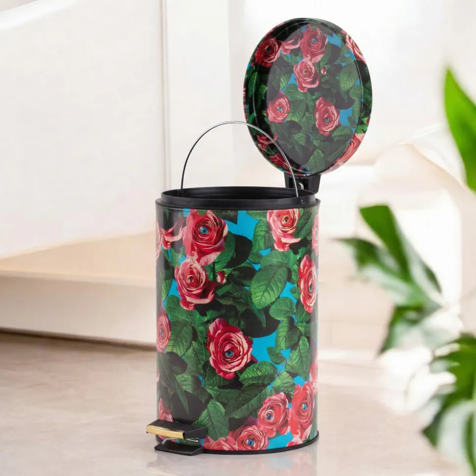 Dustbin 12L - Roses