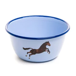 Enamel Bowl Horse
