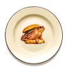 Enamel Plate Toad