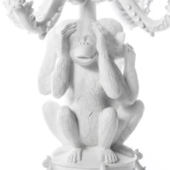 Giant Burlesque 3 Monkeys White