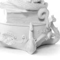 Giant Burlesque Skull White