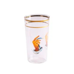 Glass Hands With Snake