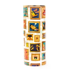 Glass Vase Frames Cylindrical Big