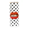 Glass Vase Shit Pois Cylindrical Big
