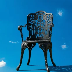 Industry Collection ALUMINIUM ARMCHAIR - BLACK