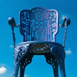 Industry Collection ALUMINIUM ARMCHAIR - SKY BLUE