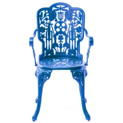 Industry Collection ALUMINIUM ARMCHAIR - SKY BLUE