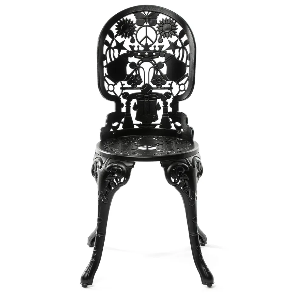 Industry Collection ALUMINIUM CHAIR - BLACK