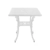Industry Collection Aluminium Square Table White