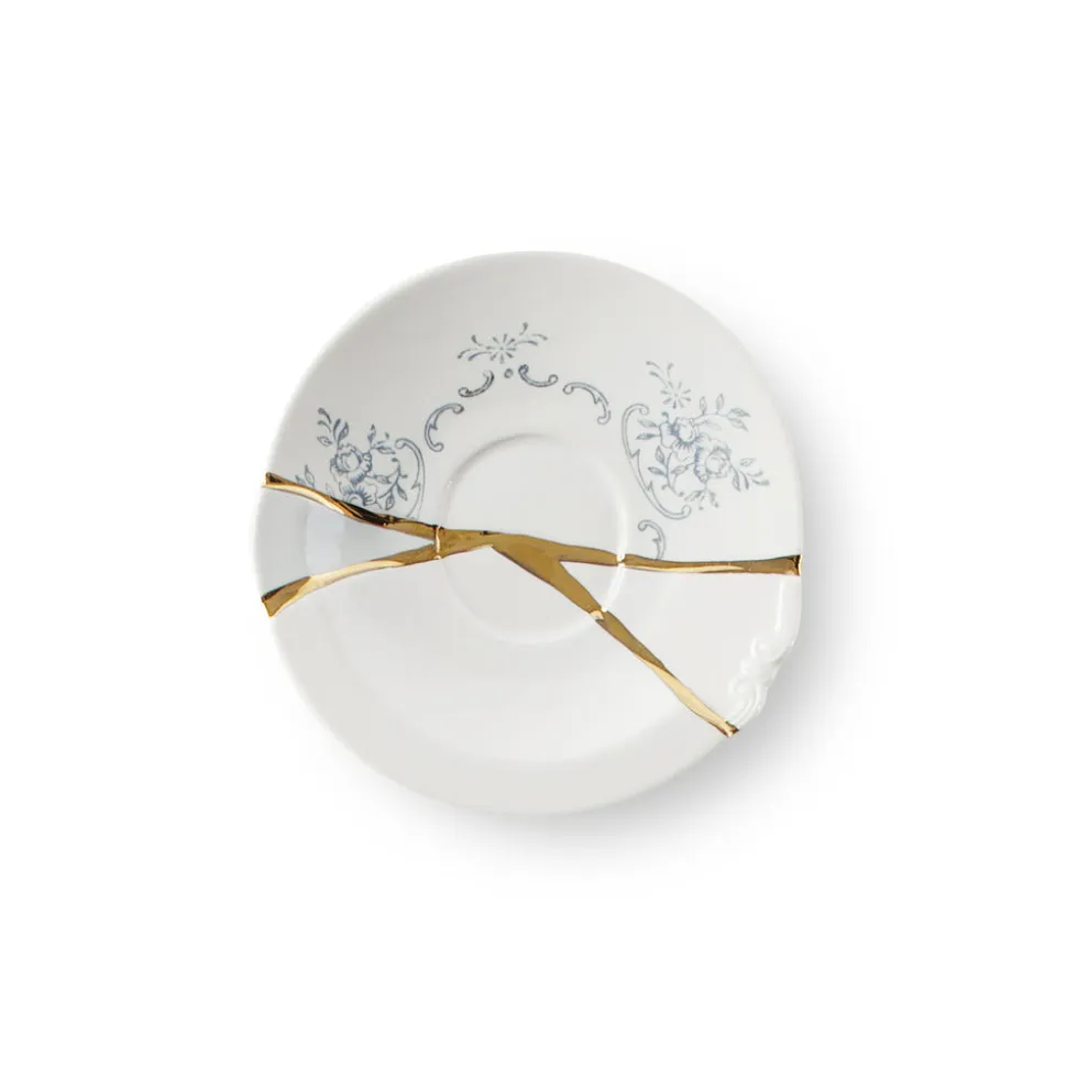 Kintsugi Coffee cup with saucer 03