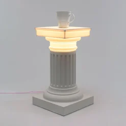 Las Vegas Side Table & Lamp