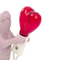Light Heart Bulb Mouse Lamp LOVE