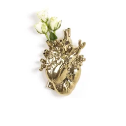Love in Bloom Gold Vase