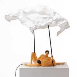 Love is a verb lamp Lea & Tony