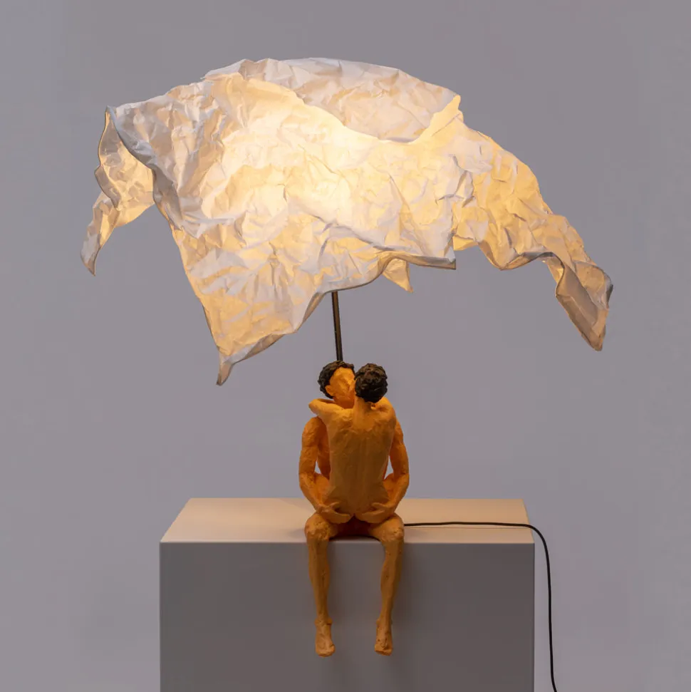 Love is a verb lamp Max & Roberta