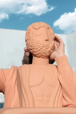 Magna Graecia Terracotta Bust Man