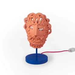 Magna Graecia Terracotta lamp - Ulysse mask