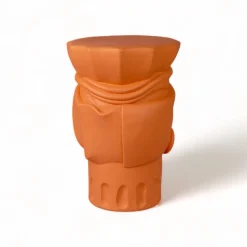 Magna Graecia Terracotta Stool Man