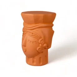 Magna Graecia Terracotta Stool Woman