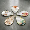Mirror Gold Frame Pear Trumpets