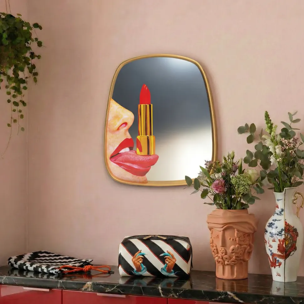 Mirror Gold Frame Tongue