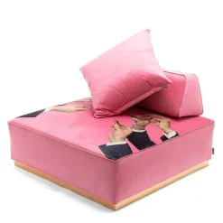 Modular Pouf Lipstick Pink