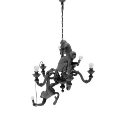 Monkey Chandelier Black