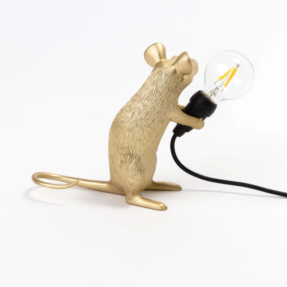 Mouse Lamp Mac Gold