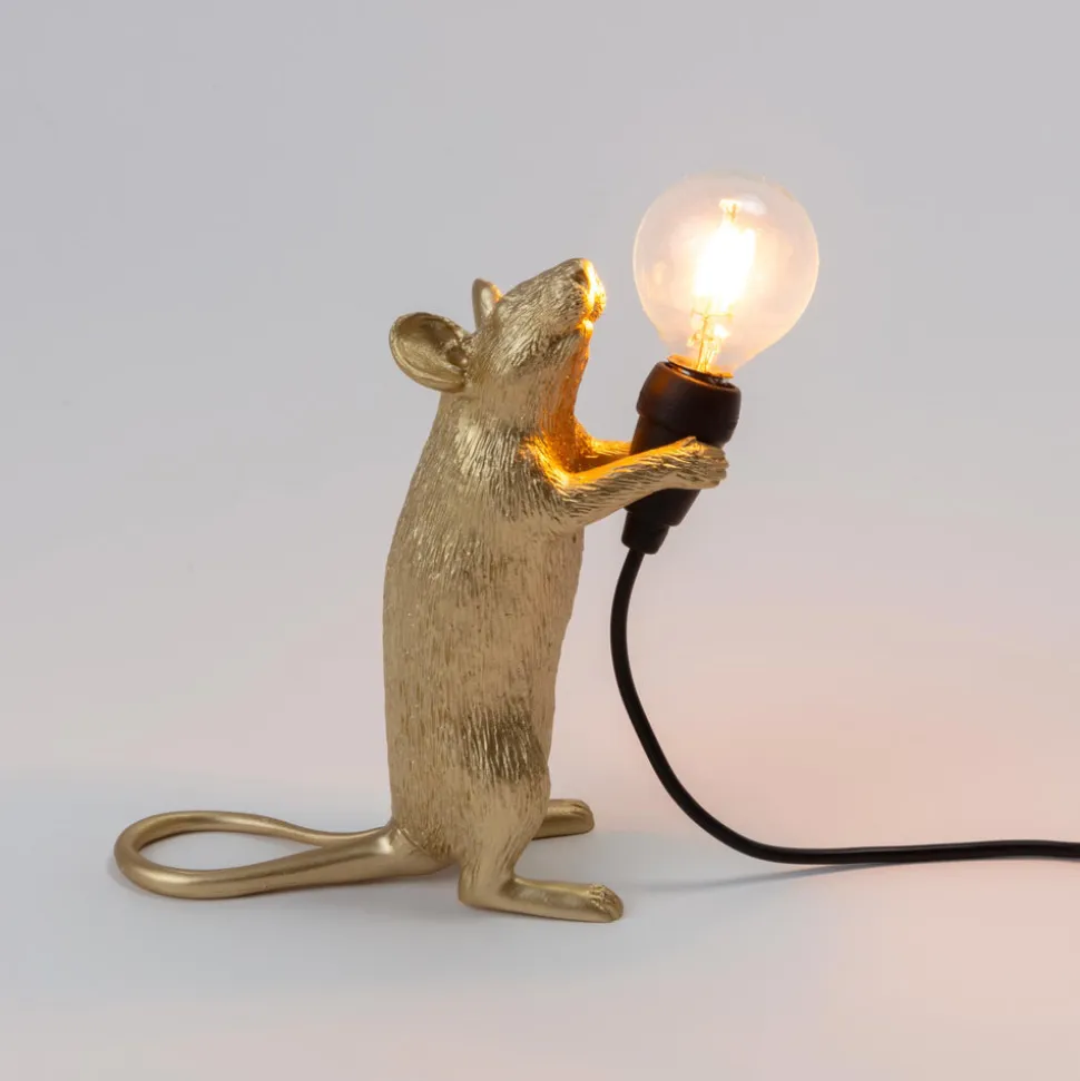 Mouse Lamp Step Gold
