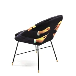 Padded Chair Lipsticks Black