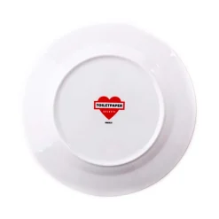 Porcelain Plate Lipsticks Black Gold Border