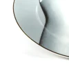 Porcelain Plate Two of Spades Gold Border