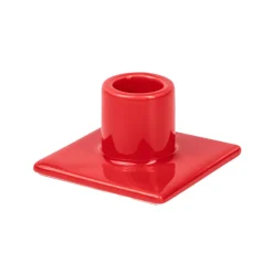 RED Taper candle holder
