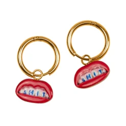 SHIT dangling earrings - Toiletpaper Jewels