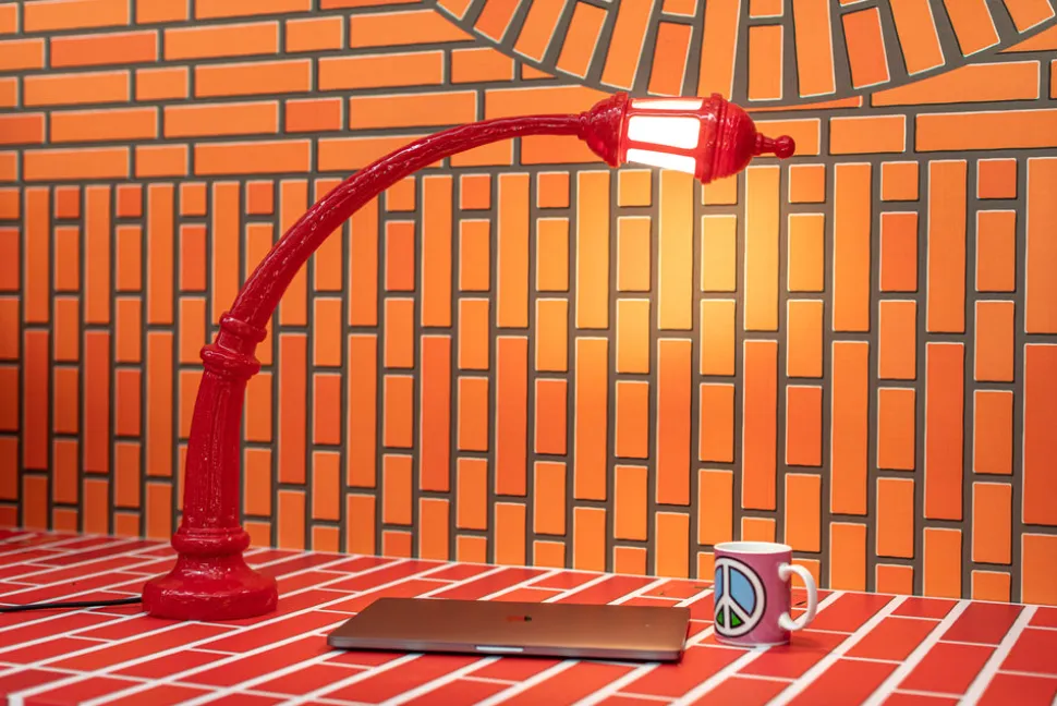 Sidonia Lamp Red