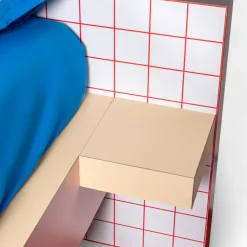 SUPERBED RED GRID