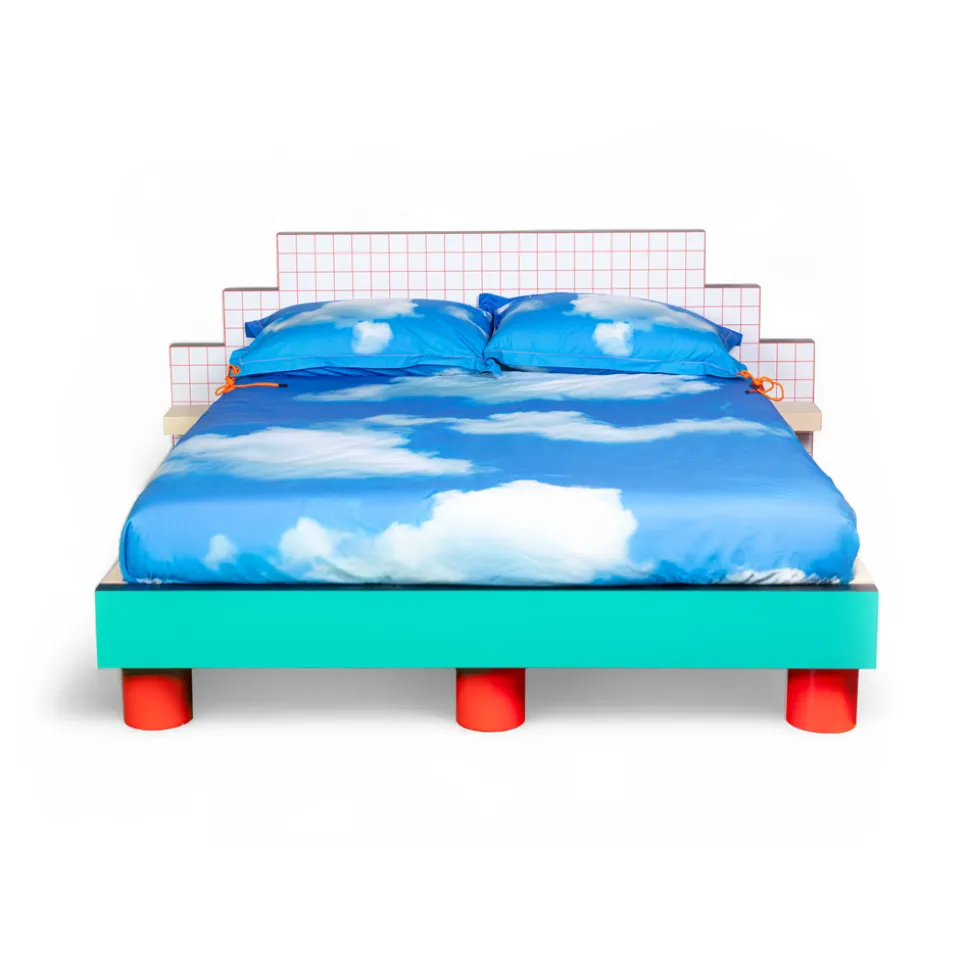 SUPERBED RED GRID