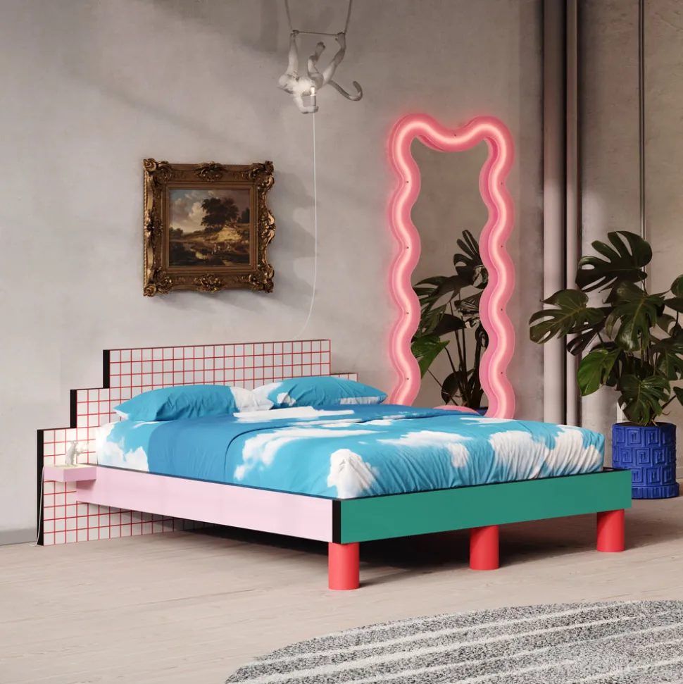 SUPERBED RED GRID